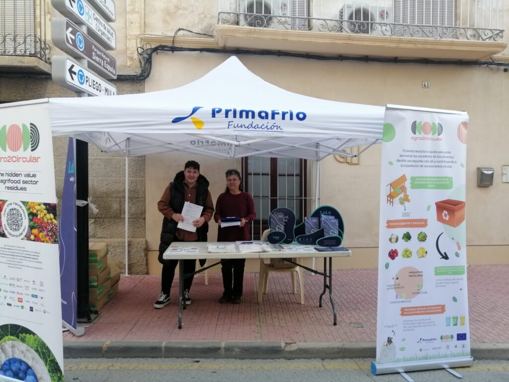 ¡Éxito de Agro2Circular en el mercadillo de Alhama de Murcia!